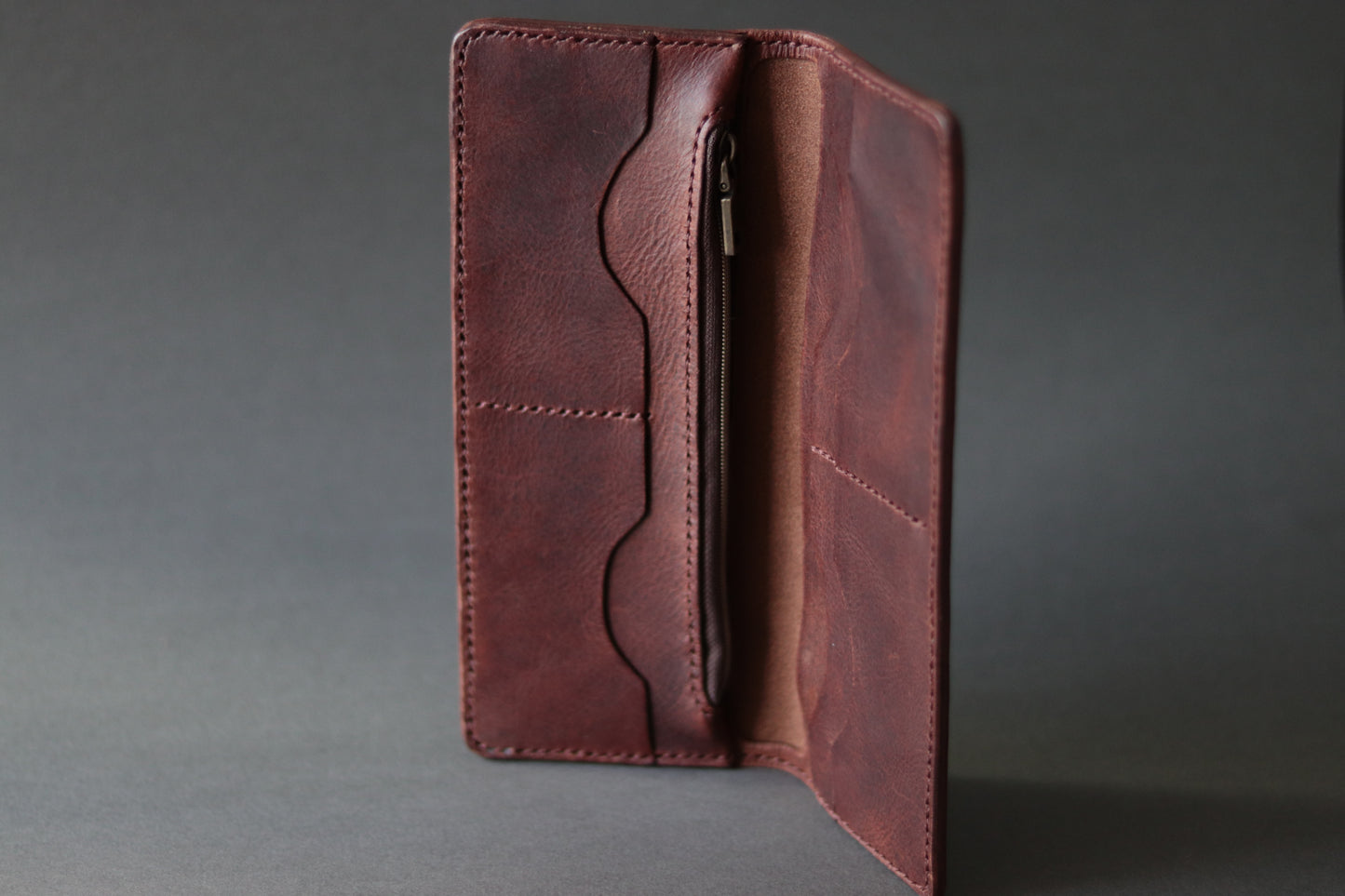 Leather Long Wallet