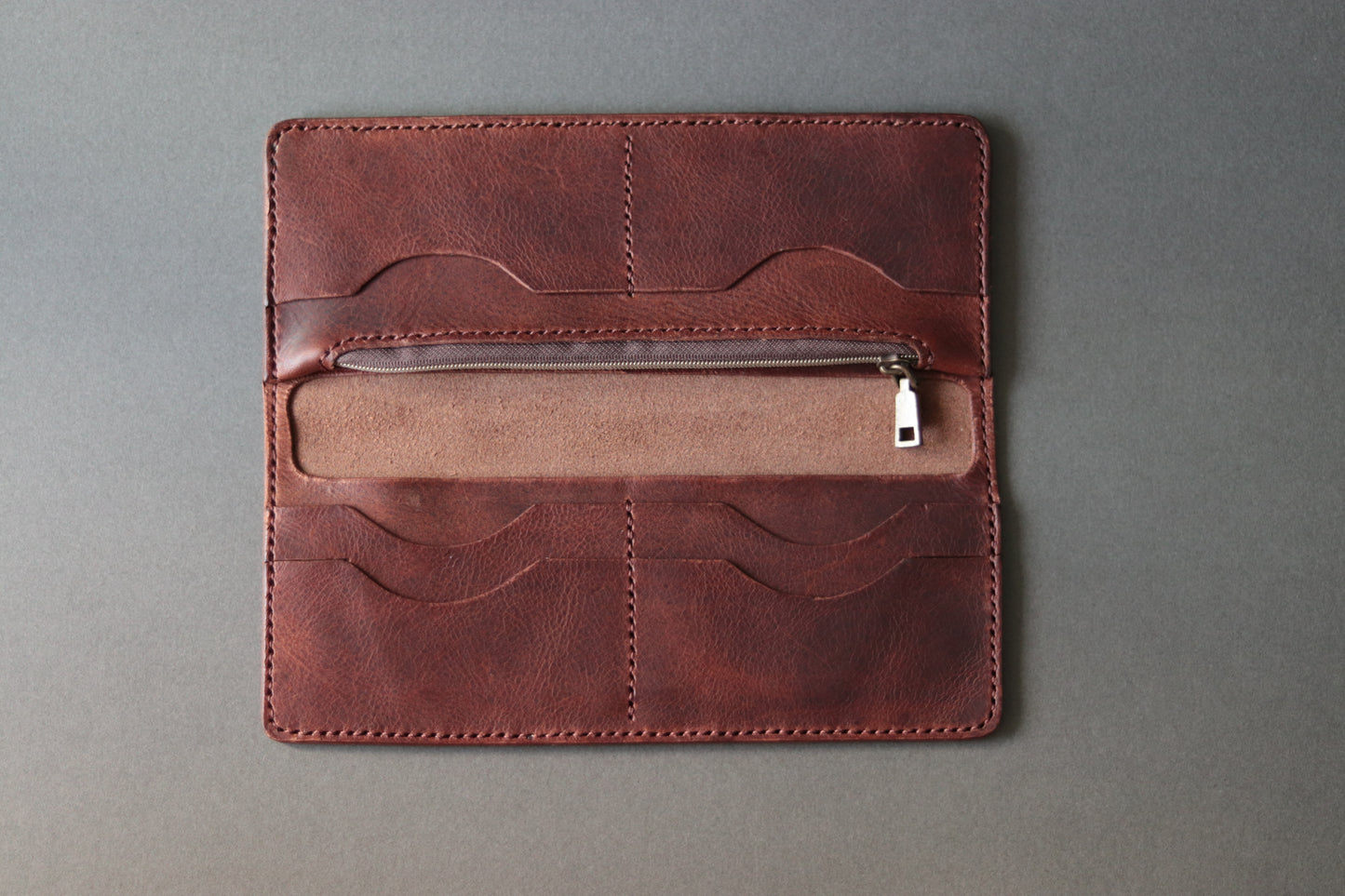 Leather Long Wallet