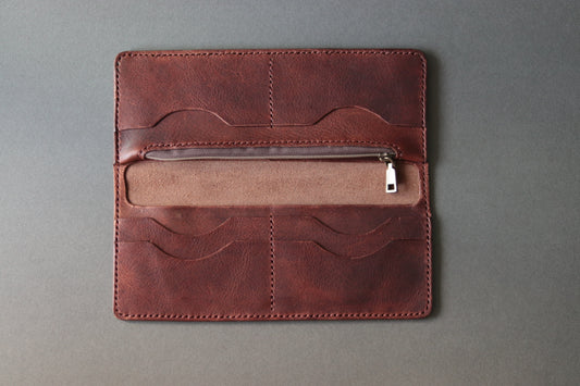 Leather Long Wallet